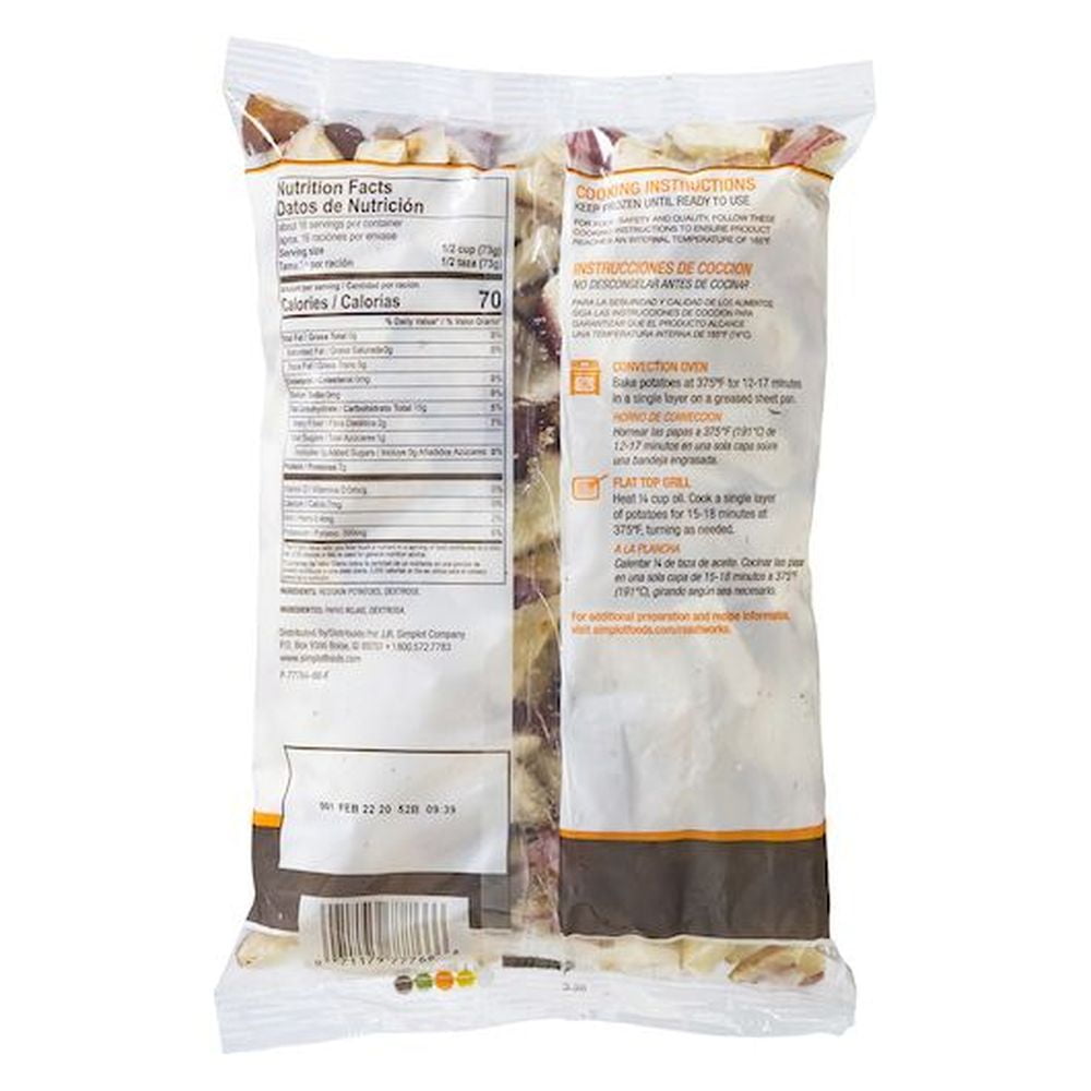 RoastWorks Roasted Unseasoned Redskins Potato, 2.5 Pound - 6 per case.