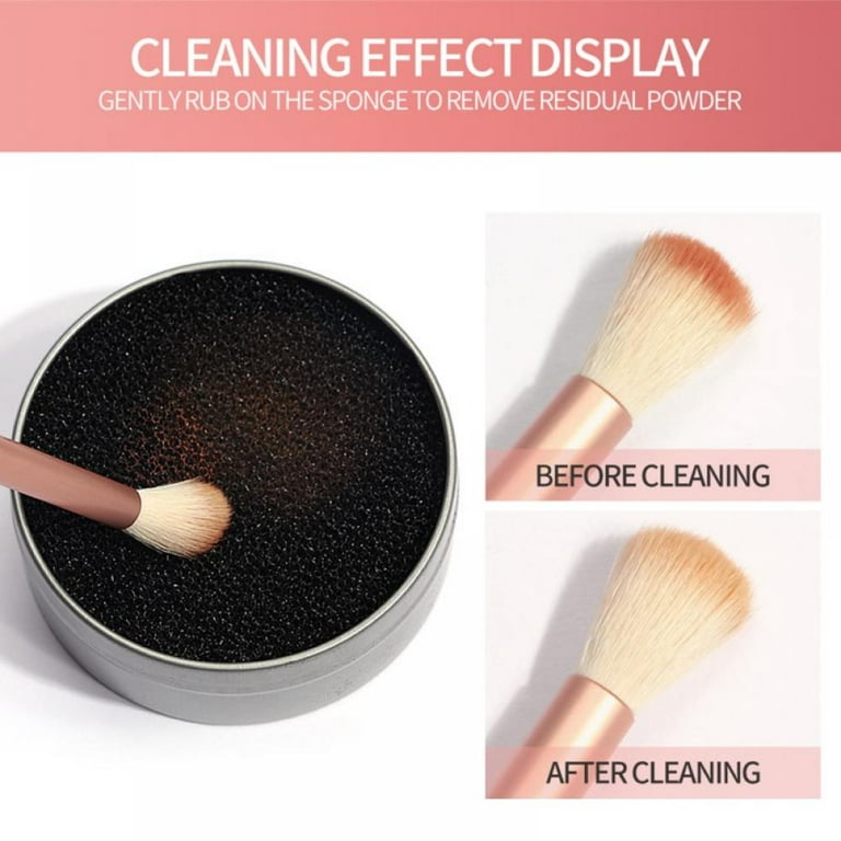 Makeup Brush Cleaner Dry Makeup Brush Cleaner Machine Quickly Removes Color from Your Brush without Water or Chemical Switch Eyeshadow Color
