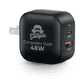 thumbnail image 1 of Mr. Gadgets Cubo Adaptador De Corriente Power Cube 48w Cargador Carga Ultra Rápida Pd Qc Gan, 2 Puertos, Usb-c, Usb-a, Ultra Compacto Compatible Con iPhone/ Macbook/ iPad/ Android/ Galaxy, Color Negro, 1 of 9