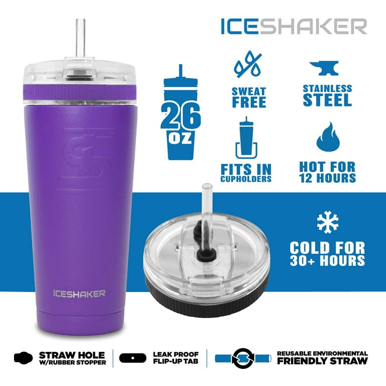 26 Oz. Stainless Steel Ice Shaker Bottle