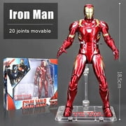 Marvel Cartoon Spiderman Thanos Iron Man Captain America Action Figure Christmas Birthday Toys