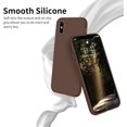thumbnail image 2 of iPhone Xs Max Case,Ultra Slim Fit iPhone Case Liquid Silicone Gel Cover with Full Body Protection Anti-Scratch Shockproof Case Compatible with iPhone Xs Max, [Upgraded Version] (Chocolate), 2 of 14