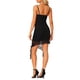 thumbnail image 3 of Vestido midi ajustado sin mangas con tirantes de espagueti y volantes para mujer INSPIRE CHIC XS Negro, 3 of 6