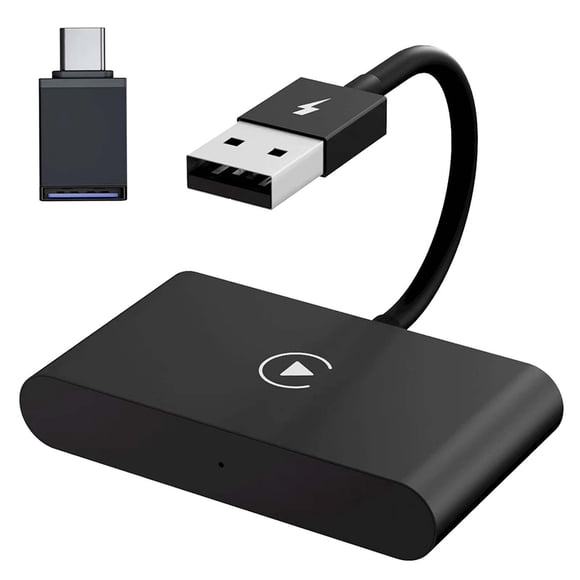 Car Play Wireless Adapter Easy Setup Fast Stable Connection Car Play Black