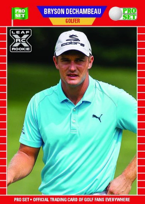 PGA 2021 Pro Set Golf Bryson Dechambeau Trading Card [XRC Rookie Card