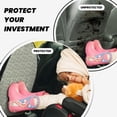 thumbnail image 4 of Naloa Leaves 2Pcs Anti-Kick Back Seat Cover Kick Mat, Car Seat Protector with 3 Storage Pockets, 4 of 8