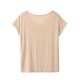 thumbnail image 4 of Fiudx Ofertas y Liquidaciones Top con Cuello En V de Manga Corta Suelto de Color Sólido Informal y de Moda para Mujer, 4 of 6