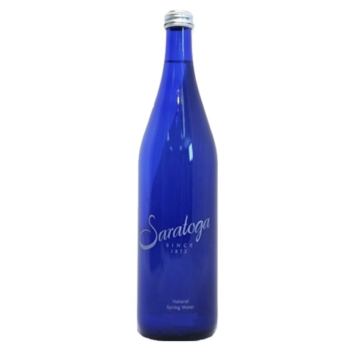 Saratoga Springs Natural Spring  28 Oz Glass Bottles - Pack of 12