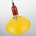 thumbnail image 2 of FSLiving J Type Track Light Pendants Exterior Yellow, Interior White Macaron Shade Modern Wooden Socket Remote Control, Dimmable Warmth Bulbs Track Mount Decorate for Kitchen Island Customizable, 2 of 9