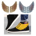 thumbnail image 1 of 2 Pares de Punk de Moda, ángel para , para Niño Zapatillas de Deporte, Colores Dorado Y Plateado BLESIY Alas de ángel para zapatillas de deporte de zapatos., 1 of 8