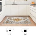 thumbnail image 5 of LOKHOM 3'x5' Bohemian Area Rug for Living Room, Non Slip Washable Rugs Vintage Floor Carpet for Bedroom, Kitchen, Turmeric Gray, 5 of 9