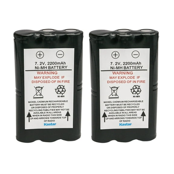 Kastar 2-Pack HNN9018A Battery Replacement for Motorola HNN9018, HNN9018A, HNN9018AR, HNN9018B, HNN9018BR Battery, Motorola CP50, Radius SP50 (Standard Model) Radio