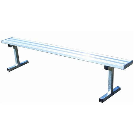 7.5 ft. Backless Bench w Permanent Mounting Style (Permanent)
