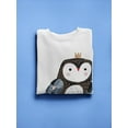 thumbnail image 3 of Crowned Critter I Sweatshirt Women -Victoria Borges Designs, Female XX-Large, 3 of 4