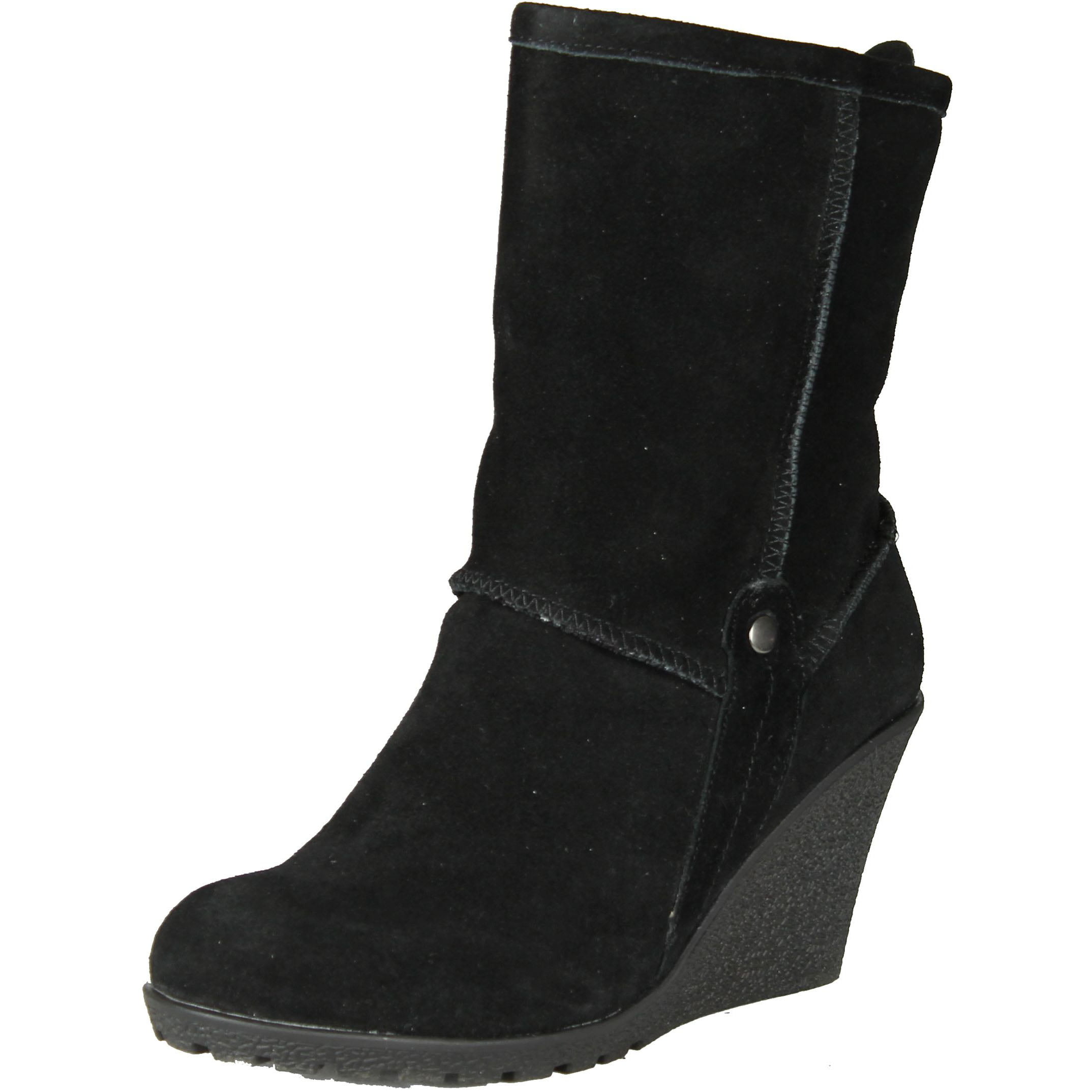 GCNY Good Choice Womens Luxe Fashion Wedge Boots, Black., 39 - Walmart.com