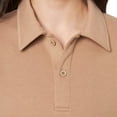 thumbnail image 5 of Mondetta Ladies' Collared Fleece Pullover Top (US, Alpha, X-Large, Regular, Regular, Tan), 5 of 5