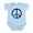 Sky Blue, variant on CafePress - Galactic Peace Body Suit - Baby Light Bodysuit, Size Newborn - 24 Months