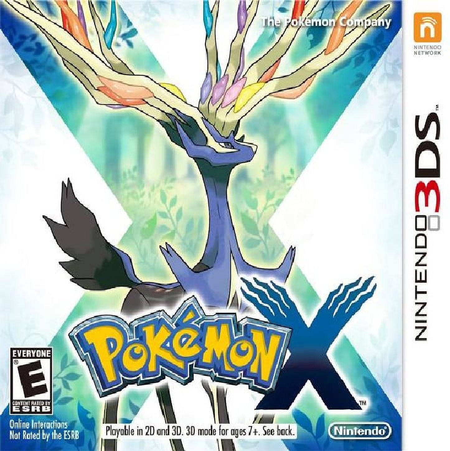 for Nintendo 3DS Pokemon X, World Edition, Kalos Region Adventure