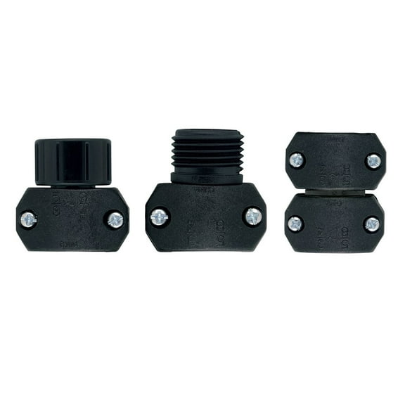Orbit's Universal 1/2 Inch Plastic Hose Mender Repair Bundle