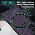 thumbnail image 3 of Allytechgroup for Samsung Galaxy Z Fold 6 Case with Kickstand, Support Wireless Charging Protection Against Drops & Bumper Reliable Lens & Screen Protection Shockproof Magnetic Back Cover, Purple, 3 of 6
