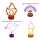 thumbnail image 5 of Monstrate Suministros para fiestas, letrero de neón con llama, además de celebración, decoración de para niños o mujeres, pequeñas empresas Iluminación y accesorios fuego, 5 of 6