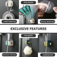 thumbnail image 4 of Shower Holder, Mounting Head, Shake, Adjustable Nozzle for Bathroom, Flower Drying, Shower Base (Sea Blue), 4 of 5