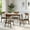 Medium Brown, variant on SK New Interiors Dining Kitchen Rectangular Table and 4 Yumiko Side Chairs (Set of 5) Solid Wood Medium Brown Finish