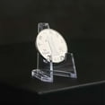 thumbnail image 5 of Mini Acrylic Easel Coin Display Stand, 20PCS Acrylic Clear Coin Stands Trading Card Display Stand Mini Card Holder for Cards Coins Medals Handicrafts Collectibles Display 1.42 inch Tall, 5 of 9