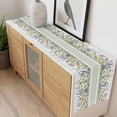 thumbnail image 4 of Spring Daisy Table Runner - 48 Inch Long, Kitchen Dining Table Runner Dresser Scarves, Country Botanicala Flowers Eucalyptus Trees Farmhouse Decor for Coffee Tables Wedding Party Banquet, 4 of 8