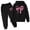 R149-Black, variant on RMGVDSD Girls Sweatsuit 2 Piece Casual Outfits Bow Printed Hoodie Sweatshirts and Sweatpants with Pockets Fall Winter Fashion Jogger Sets 3-4 Years