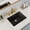 Black, variant on HOROW 20" x 15" Black Ceramic Undermount Bathroom Sink, Rectangular Basin with Overflow Hole for Vanity