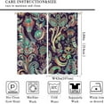 thumbnail image 2 of Boho Curtains, Traditional Geometric Ethnic Style Beautiful Floral Pattern, Blackout Curtains Living Room Bedroom Dim Room, 2 Panel Set, 42X84x2 in., 2 of 6