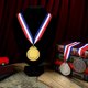 thumbnail image 4 of GADPIPARTY 3 medallas de premio de metal con cintas, medallas de bronce doradas y plateadas para competiciones deportivas, 4 of 7