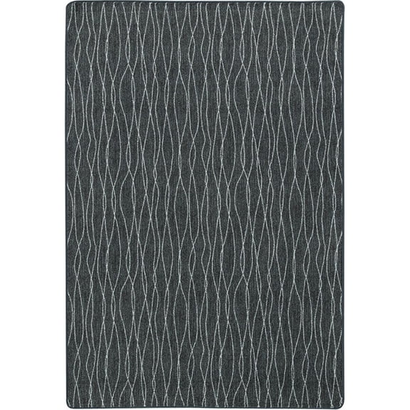 Milliken Imagine Area Rug FLOW II TEAL Flow Ii Teal Waves Lines 10 9 x 13 2 Rectangle