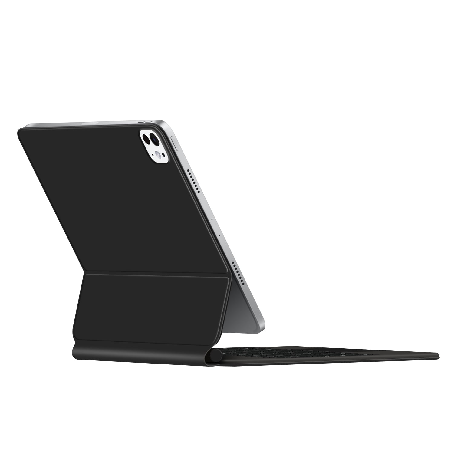 AJIUYU Magic Keyboard for iPad Pro 11 Inch M4 2024 Backlight TrackPad Smart Keyboards Cover Magnetic Case Folio Black