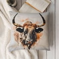 thumbnail image 3 of YINGXI Pillow Cover,Cow Cover Decor Vintage Country Farmhouse Art for Gifts and Home Decor Pillows Cover,Flannel Cushion Cover for Couch Sofa Bed 20x20in, 3 of 5