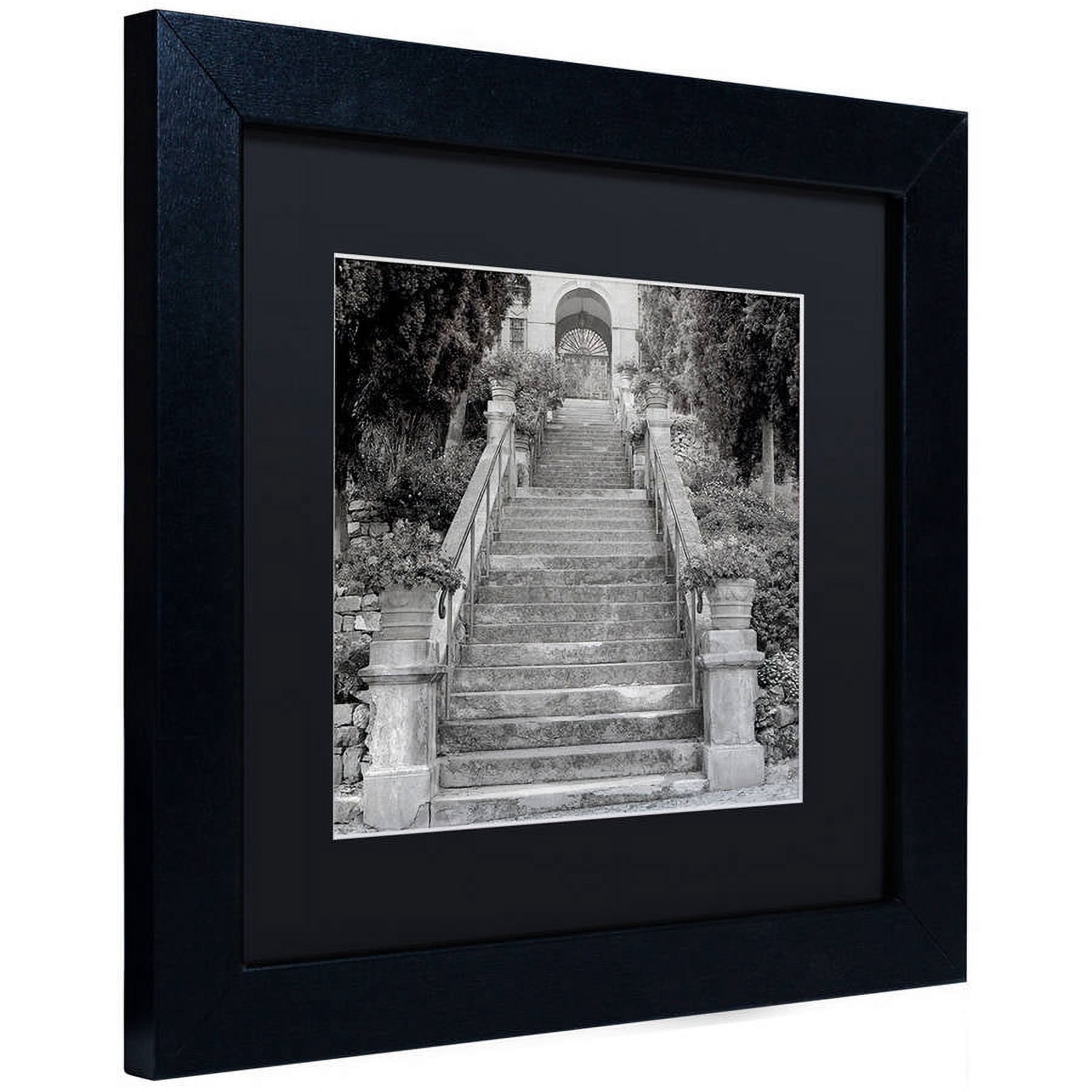 Trademark Fine Art "Liguria II" Canvas Art by Alan Blaustein, Black Matte, Black Frame