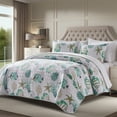 thumbnail image 3 of Davulos Full/Queen Coastal Quilt Bedding Set 3-Piece Summer Coastal Quilt with Shams Reversible Bedspread Quilt Set All Season Lightweight Nautical Quilted Coverlet, 3 of 7