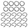 thumbnail image 2 of 100 pcs Iron Key Open Toy Jump Rings Stainless Steel Rectangle Open Jump Rings for Jewelry Making Keychain Kits and Crafts, 2 of 8