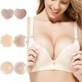 thumbnail image 4 of 4 Pairs Pasties Women Nipple Covers Reusable Adhesive Silicone Nippleless Cover Bra for Dress, 4 of 5