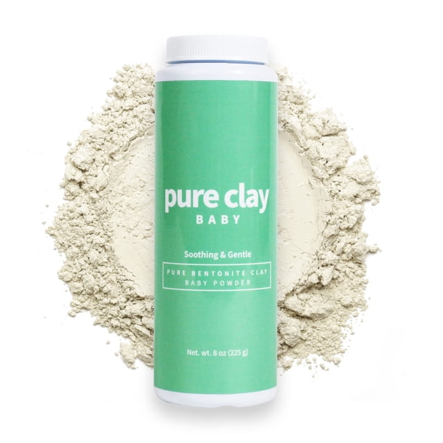 Polvo para bebés PURE CLAY, arcilla bentonita apta para uso alimentario, 240 ml