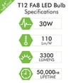 thumbnail image 2 of NYLL (Pack of 2) 64 in. T12 Single Pin (FA8) Type A Plug & Play LED Tube, Daylight (6000K) Direct Replacement for 52W F64T12/D (Without Rewiring or Modification) Ballast Required!, 2 of 6