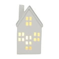 thumbnail image 4 of Siruishop Ceramic Christmas Village Houses Christmas Decorations for Living Room Decor A, 4 of 8