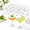 Clear Petal Shape, variant on Clear Plastic Ribbed Disposable Martini Glasses, 10oz, 24 Count
