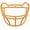 Gold, variant on Schutt Vengeance V-EGOP Facemask (Cardinal, Carbon Steel)