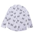 thumbnail image 4 of Camisa con cuello vuelto para mujer,Camisa de mujer Moda Mariposa Camisa de manga larga con mariposa para mujer Camisa de manga larga con mariposa para mujer Top Durabilidad mejorada, 4 of 8