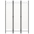thumbnail image 4 of vidaXL Freestanding 3-Panel Folding Room Divider Black 47.2"x70.9" Fabric Privacy Screen, 4 of 123
