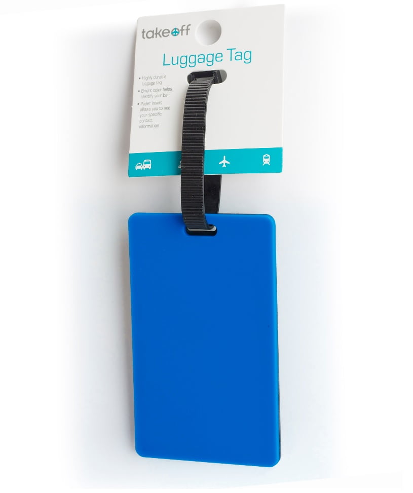 EB Brands Blue Luggage Tag