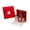 Red, variant on SeekLGT 3D Christmas Greeting Card with Envelope and Sealing Sticker Pop Up Holiday Blessing Cards Writable Christmas Eve Message Notes for Family Friends Party Gifts 1 pc