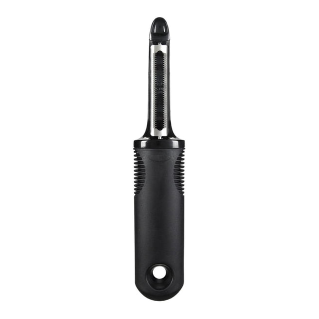 Potatisskalare med silikonhandtag Black